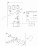 Carburetor Kit - Carburetor Overhaul Rewind Starter Diagram and Parts List for 20C414-0160-E1  Briggs and Stratton Engine